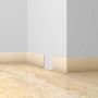 Selbstklebende Sockelleiste in Eiche Optik, 48x13mm, 10m Länge, für formschöne Kanten.