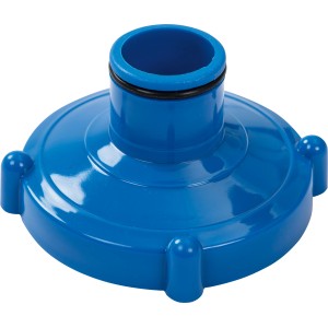 Blauer Adapter für Bestway Flowclear AquaCrawl Poolsauger, Poolzubehör.