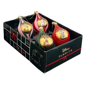 Disney Weihnachtskugel-Set Classics 4-teilig Ø 8,5 cm