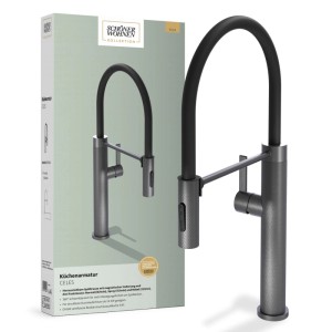 Schöner Wohnen Kollektion Küchenarmatur Celes Ausziehbar Gunmetal