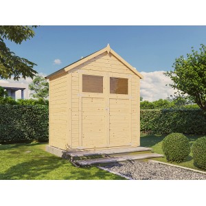 Bertilo Holz-Gartenhaus Sylt 180 cm x 121 cm Natur FSC®
