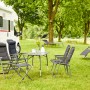Siena Garden Campingsessel Premium, dunkelblau, mit Aluminiumgestell. Bequemer Klappstuhl für Camping und Garten.