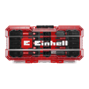 Einhell Impact Bit-Set, 28-teilig im roten S-Case, Schraubendreher-Zubehör.