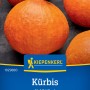 Kiepenkerl Kürbis Uchiki Kuri, orangefarbener Hokkaido-Kürbis, Gemüsesamen.