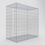 Gabiona Gabionenkorb, 100x100x50 cm, Maschenweite 5x10 cm, Drahtkorb für Einfassungen und Mauersysteme.