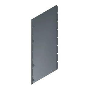 bellissa PANNELLO Hochbeet Segment, 50 cm, Corten-Stahl, dunkelgrau, für modulare Einfassungen.