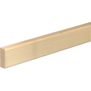 FN Neuhofer Bankleiste R6, Buche roh, 20x50x950mm, ideal für Bastelarbeiten.