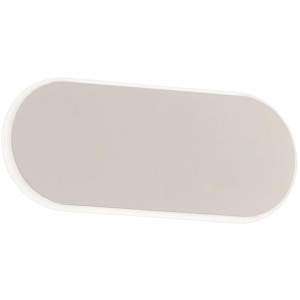 Weiße, matte Trio LED Wandleuchte Carlo, 80x200x48 mm, für stimmungsvolle Beleuchtung.