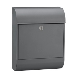 MEFA Briefkasten Pearl 872 Grau 45,3 cm x 35,7 cm x 17,3 cm