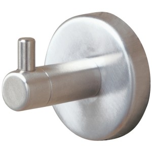 Tiger Boston Wandhaken, Edelstahl gebürstet, groß. Handtuchhalter für Bad und Küche.