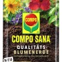 Sack Compo Sana Qualitäts-Blumenerde, 20 l, für Zimmer-, Balkon- und Gartenpflanzen.
