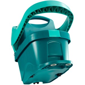 Leifheit Wischtuchpresse Profi mit Rollen, 8 l, in Türkis. Reinigungsgerät für müheloses Auswringen.