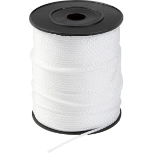 Weiße LUX Maurerschnur Comfort, 100m Rolle für Maurer- und Fliesenarbeiten.