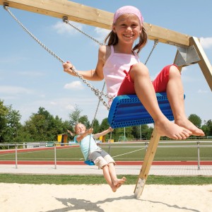 WIN PRO Schaukelsitz Blau mit Kette