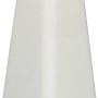 Weiße Außenecke für Sockelleisten SU/FU018L, 59x32x20 mm, aus Kunststoff.