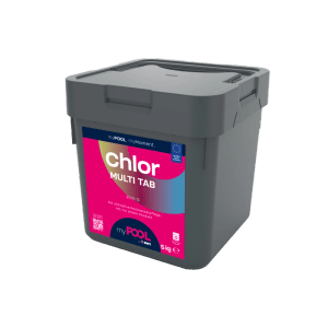 myPOOL Chlor Multi Tab für Pools Weiß 25 x 200 g