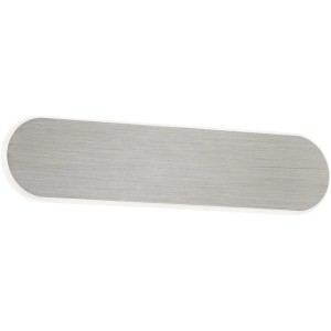 Trio LED Wandleuchte Carlo, Nickel matt, flaches Design für gemütliches Licht.