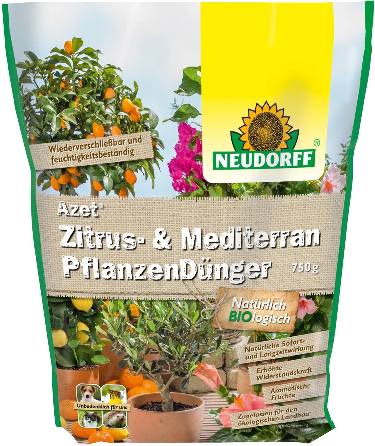 Neudorff Azet Zitrus und Mediterran PflanzenDünger 750 g kaufen bei OBI