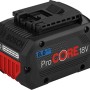 Bosch Professional ProCore 18V 8Ah Akkupack für Elektrowerkzeuge, schwarz mit rotem Akzent.