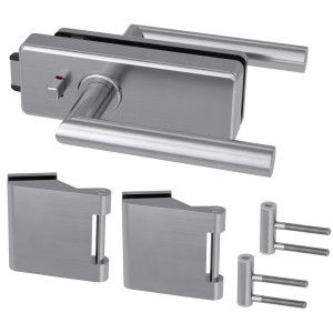 Novadoors Schlosskasten Nova 61 SMART Edelstahloptik WC