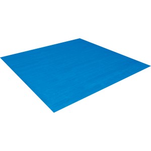 Bestway Flowclear Poolbodenplane, blau, 335x335cm, quadratisch, zum Schutz des Poolbodens.