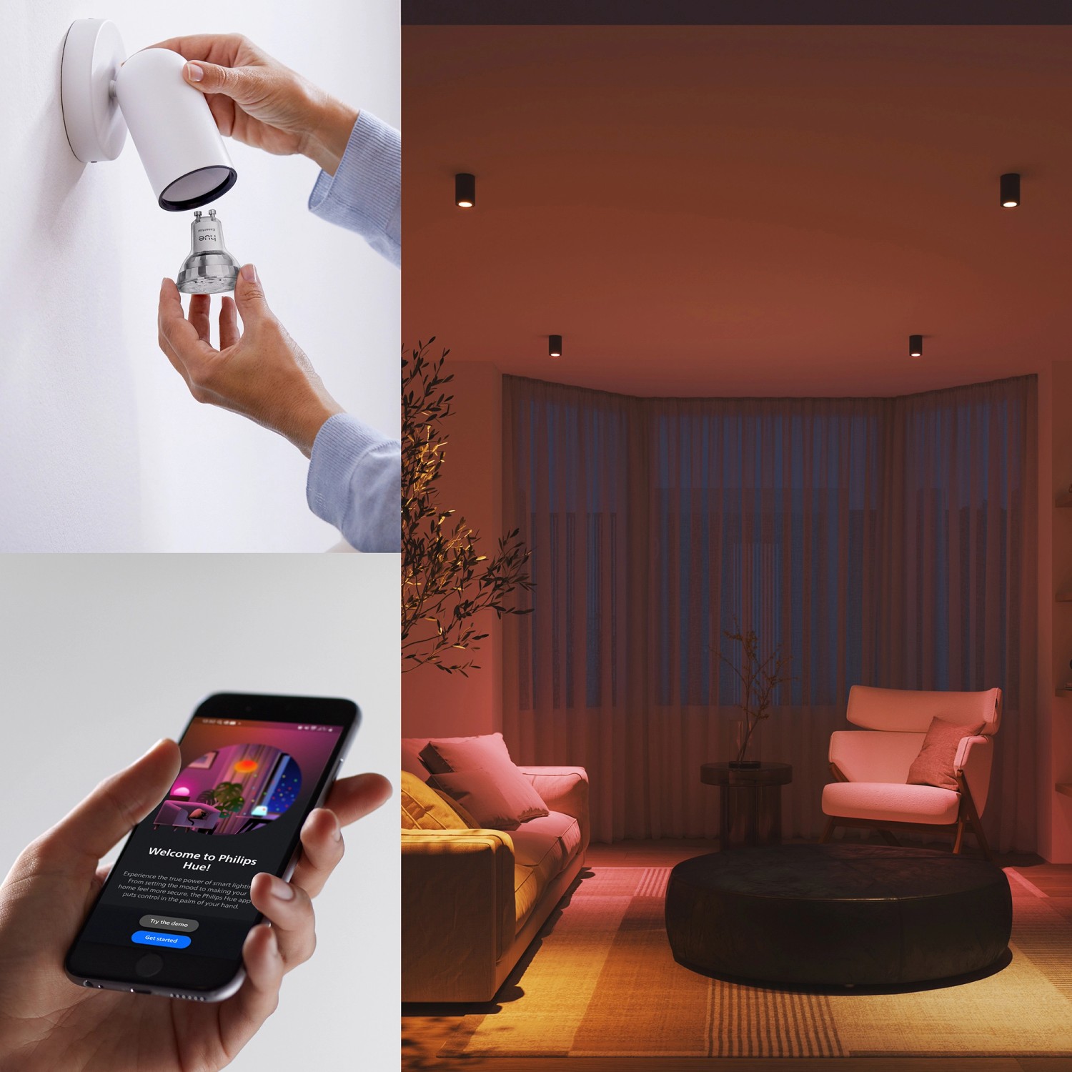 Philips Hue Leuchtmittel GU10 6.500 K 345 lm 4,7 W_5