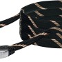 Schwaiger High-Speed-HDMI-Kabel mit Ethernet, 3 m, Flachkabel mit Gewebeummantelung.