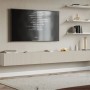 Selsey TV-Hängeboard Veldio mit Lamellenfront 300 cm Greige_3