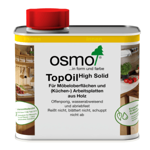Dose Osmo Öl-Wachs Holzpflege TopOil 3038 Terra 0,5 l für Möbel und Arbeitsplatten.