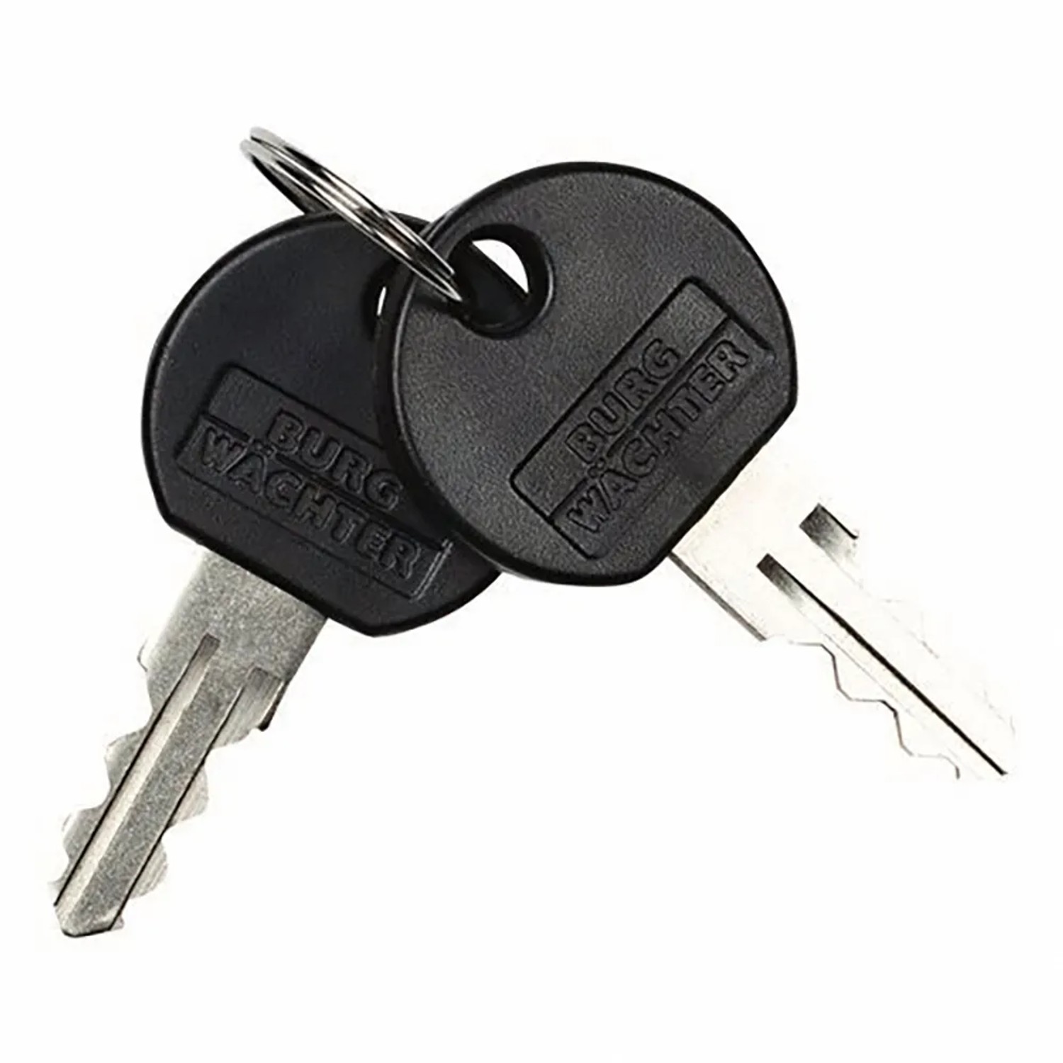 Zwei Schlüssel für Burg Wächter Schlüsselkasten Favor KC 20, hellgrau.