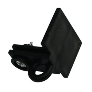 Schwarze Endkappe für Alu-Vorhangschiene Emilia (2 Stück) von Schöner Wohnen.