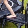 Salta Plattform für Trampolin, höhenverstellbar, mit Antirutsch-Profil für sicheren Aufstieg.