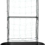 Elho Pflanzwand Veggie Wall Living, schwarz, mit Rankgitter. Ideal für Kletterpflanzen und Gemüse.