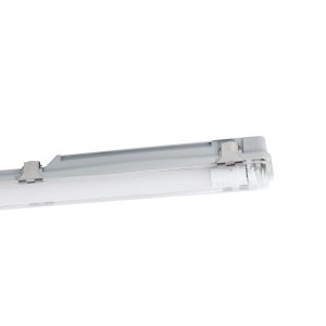 Eglo LED-Wannenleuchte Expert Basic Plus 1-flammig 126 cm Grau