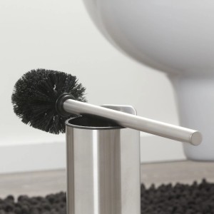 Tiger Colar WC-Bürste mit Halter, Edelstahl gebürstet. Badaccessoire für die einfache Reinigung.
