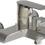 Ideal Standard Connect Air Wannenarmatur Aufputz in Silver Storm. Badarmatur mit Umsteller für Wanne/Brause.