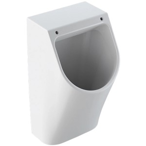 Geberit Renova Plan Wandurinal mit Deckel, weiß, KeraTect Beschichtung.