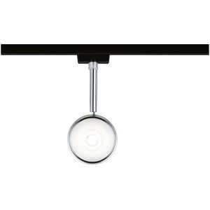Paulmann Urail LED Spot Capsule II, dimmbar, 6W, schwarz/chrom. Spot für Schienensysteme.