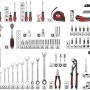 Einhell Werkzeugkoffer E-Case, 80-teilig, mit Hammer, Schraubenschlüssel, Zangen, Bits und vielem mehr.