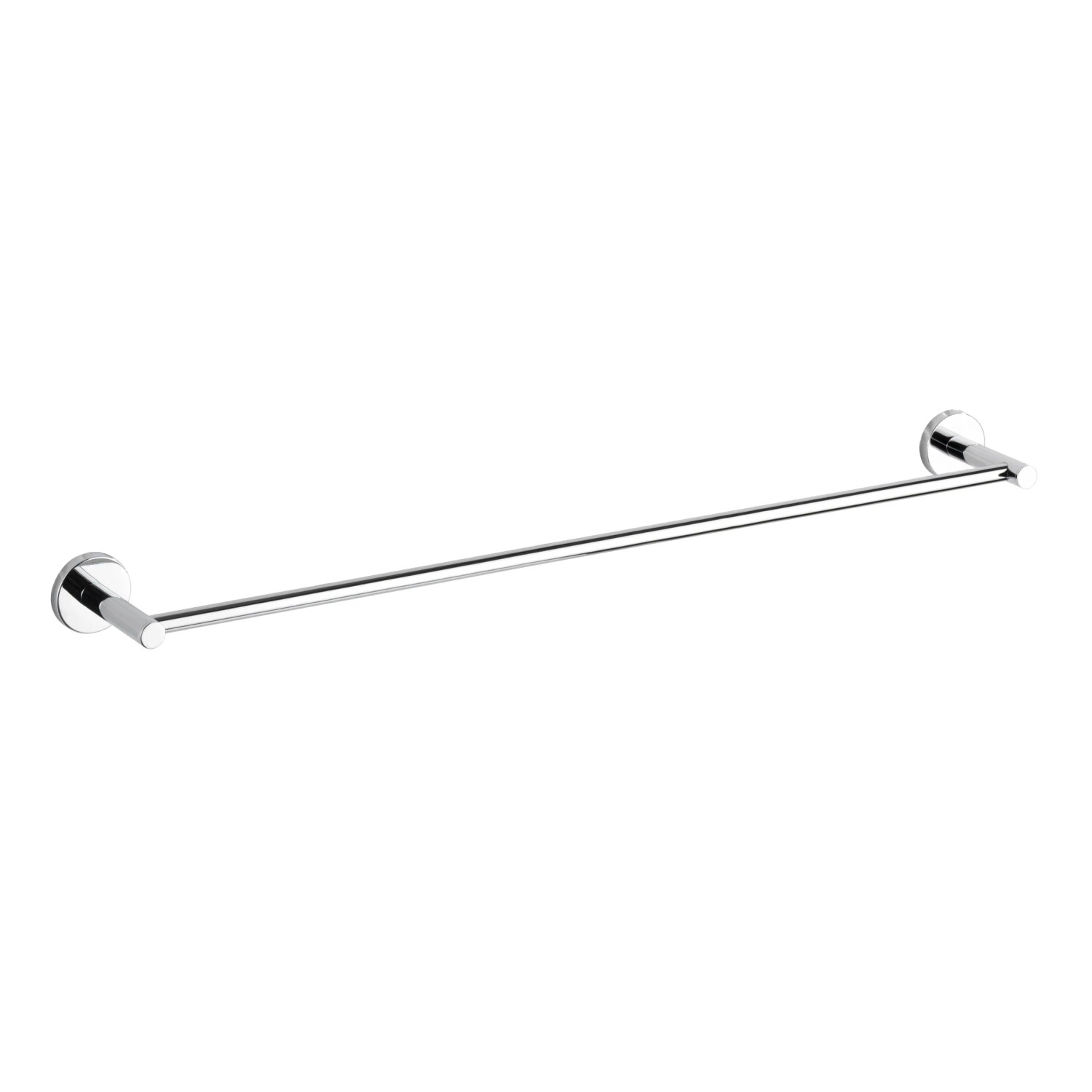 Wenko Handtuchstange Uno Elegance, Chrom, 65.5 cm, zur Wandmontage.