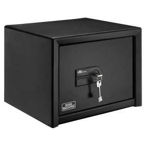 Schwarzer Burg-Wächter Profi-Safe PRS 510 K Tresor mit Schlüssel.