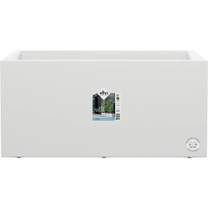 Elho Blumentopf Vivo Next Lang 78 cmx39 cmx37,9 cm Weiß mit Rollen