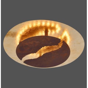 Paul Neuhaus LED-Wandleuchte Nevis Rost Ø 30 cm