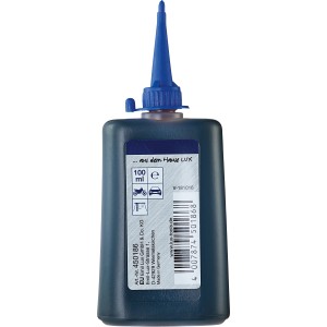 LUX Schmier- und Haftöl, 100 ml Flasche für Rasenmäher, Häcksler und Fahrräder.