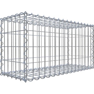 Gabiona Gabionenkorb 40 cm x 80 cm x 30 cm Maschenw 5 cm x 10 cm