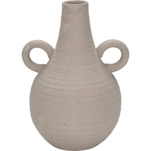 Vase Ancient Secrets 12,5 cm x Ø 10,5 cm Grau