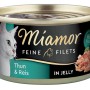 Miamor Katzen-Nassfutter, feine Filets Thunfisch und Reis in Jelly, 100g Dose.