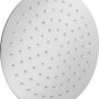 Runde, verchromte baliv Kopfbrause KBR - 20.20 aus Edelstahl mit Antikalk-Noppen.