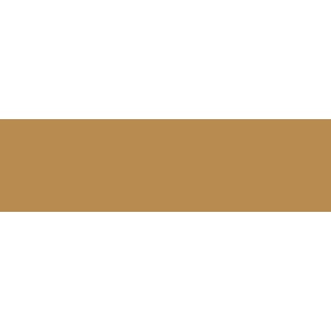 Farbmuster der Clou Holzpaste, wasserverdünnbar, Farbton Nussbaum.
