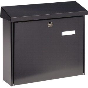 Burg-Wächter Briefkasten Amsterdam 867 in Anthrazit aus verzinktem Stahl.